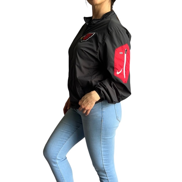 Nike Unisex NFL Arizona Cardinals 1/4 Zip Pullover Windbreaker Jacket Small size - Picture 14 of 14